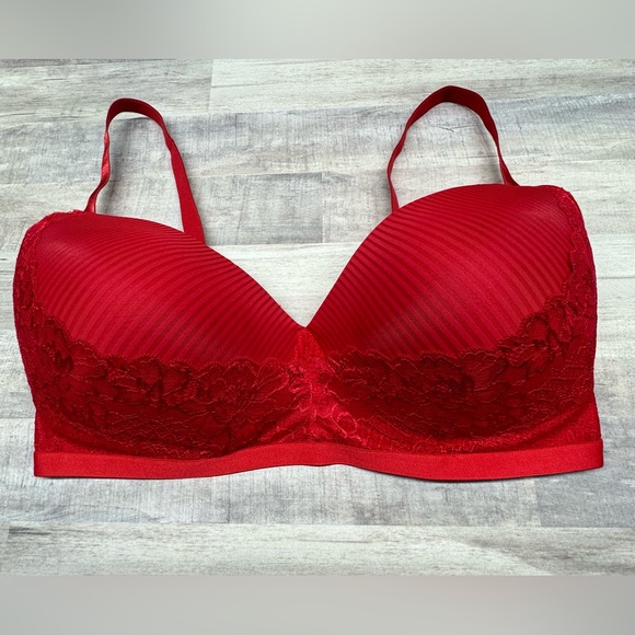 *NWOT* Pure Beauty by Rene Rofe 2 Pack Wireless Lightly Lined Bra Set Size 38DD - Picture 3 of 10